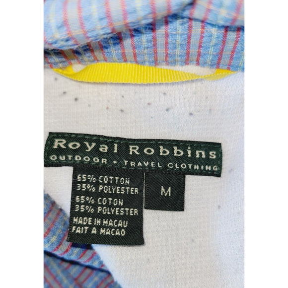 Royal Robbins Outdoor Travel Clothing Button Up Shirt Size M - Picture 5 of 5